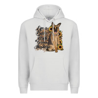 Dove Grey Life is better with a German Shepherd Premium Hoodie - JahusDesignShop