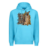 Ocean Blue Life is better with a German Shepherd Premium Hoodie - JahusDesignShop