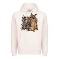 Pale Pink Life is better with a German Shepherd Premium Hoodie - JahusDesignShop