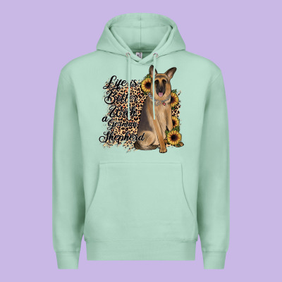 Life Is Better With A German Shepherd Premium Hoodie Designed By Jahusdesignshop
