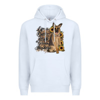 White Life is better with a German Shepherd Premium Hoodie - JahusDesignShop