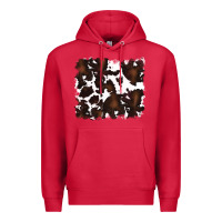 Cardinal cowhide Premium Hoodie - RanaPortraitStore
