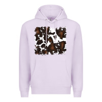 Lilac cowhide Premium Hoodie - RanaPortraitStore
