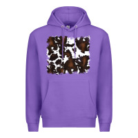 Purple cowhide Premium Hoodie - RanaPortraitStore