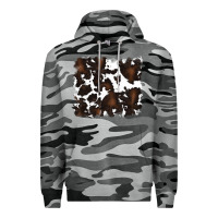 Slate Camo cowhide Premium Hoodie - RanaPortraitStore