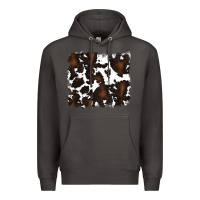 Smoke cowhide Premium Hoodie - RanaPortraitStore