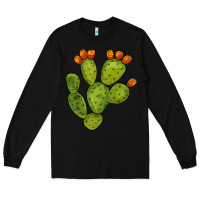Black cactus Long Sleeve Tee - BarkalooDesign