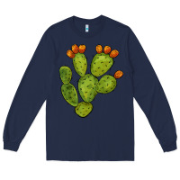 Navy cactus Long Sleeve Tee - BarkalooDesign