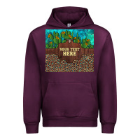 Mauve Wine preview custom cactus and sunflowers leopard turquoise Urban Hoodie - Artiststas