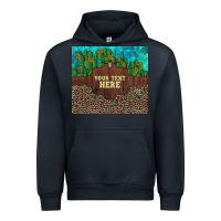Navy preview custom cactus and sunflowers leopard turquoise Urban Hoodie - Artiststas