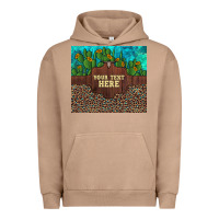 Pigment Burro preview custom cactus and sunflowers leopard turquoise Urban Hoodie - Artiststas