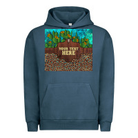 Pigment Midnight Navy preview custom cactus and sunflowers leopard turquoise Urban Hoodie - Artiststas