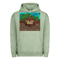 Pigment Oil Green preview custom cactus and sunflowers leopard turquoise Urban Hoodie - Artiststas