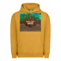 Pigment Peanut Butter preview custom cactus and sunflowers leopard turquoise Urban Hoodie - Artiststas