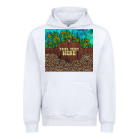 White preview custom cactus and sunflowers leopard turquoise Urban Hoodie - Artiststas