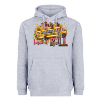 Heather Grey this is how i roll Heavyweight Hoodie - texasbilliewilder