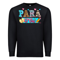 Black para crew Premium Sweatshirt - Zillion Design Studio