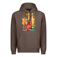 Coffee new year party champagne Premium Hoodie - AdoDesignShop