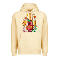 Pina Colada new year party champagne Premium Hoodie - AdoDesignShop