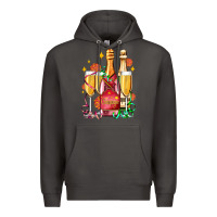 Smoke new year party champagne Premium Hoodie - AdoDesignShop