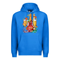True Royal new year party champagne Premium Hoodie - AdoDesignShop