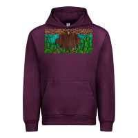 Mauve Wine western cactus leopard and turquoise custom nametext license plate Urban Hoodie - Artiststas