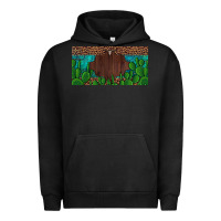Pigment Black western cactus leopard and turquoise custom nametext license plate Urban Hoodie - Artiststas