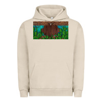 Pigment French Oak western cactus leopard and turquoise custom nametext license plate Urban Hoodie - Artiststas