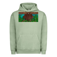 Pigment Oil Green western cactus leopard and turquoise custom nametext license plate Urban Hoodie - Artiststas
