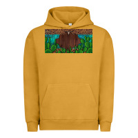 Pigment Peanut Butter western cactus leopard and turquoise custom nametext license plate Urban Hoodie - Artiststas
