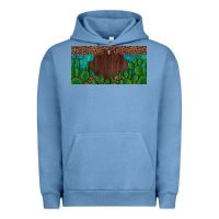 Pigment Pebble Blue western cactus leopard and turquoise custom nametext license plate Urban Hoodie - Artiststas