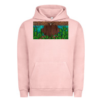 Pigment Salmon western cactus leopard and turquoise custom nametext license plate Urban Hoodie - Artiststas