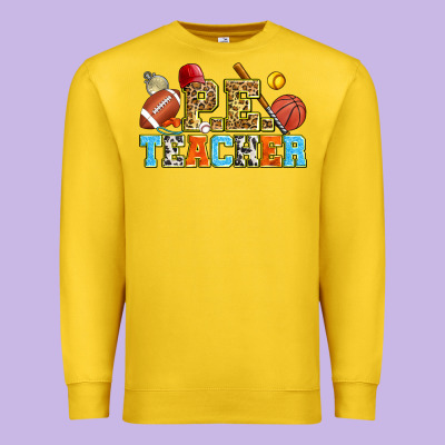 P.e. Teacher Premium Sweatshirt Designed By Zillion Design Studio