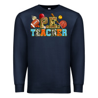 Navy p.e. teacher Premium Sweatshirt - Zillion Design Studio