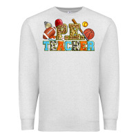 Oatmeal Heather p.e. teacher Premium Sweatshirt - Zillion Design Studio