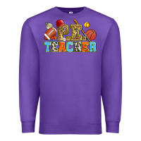 Purple p.e. teacher Premium Sweatshirt - Zillion Design Studio
