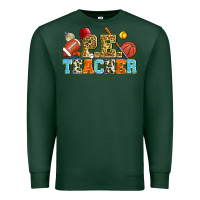 Sports Green p.e. teacher Premium Sweatshirt - Zillion Design Studio