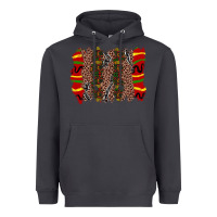Smoke juneteenth brushstroke Heavyweight Hoodie - Zillion Design Studio