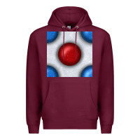 Burgundy Glitter 4th Of July Seamless Pattern Premium Hoodie - BundleAndBundleShop