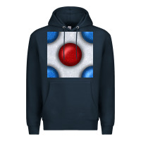 Navy Glitter 4th Of July Seamless Pattern Premium Hoodie - BundleAndBundleShop