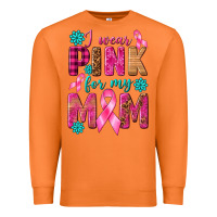 I Wear Pink For My Mom With Butterfly Premium Sweatshirt | Teevron