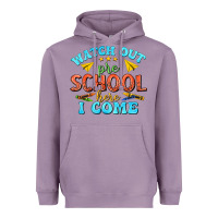 Lavender watch out pre school here i come Heavyweight Hoodie - texasbilliewilder