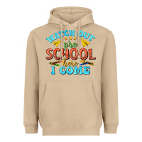 Mushroom watch out pre school here i come Heavyweight Hoodie - texasbilliewilder