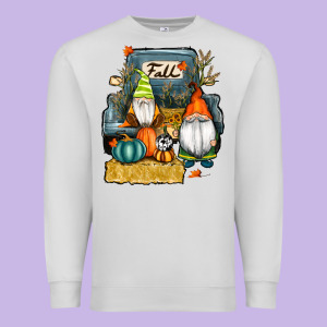 Farm Truck Autumn Gnomes Premium Sweatshirt Designed By Ranaportraitstore