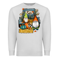 Dove Grey farm truck autumn gnomes Premium Sweatshirt - RanaPortraitStore
