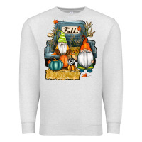 Oatmeal Heather farm truck autumn gnomes Premium Sweatshirt - RanaPortraitStore