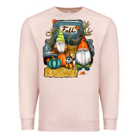 Pale Pink farm truck autumn gnomes Premium Sweatshirt - RanaPortraitStore