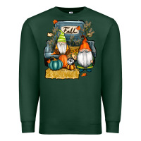 Sports Green farm truck autumn gnomes Premium Sweatshirt - RanaPortraitStore