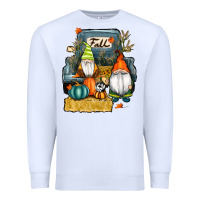 White farm truck autumn gnomes Premium Sweatshirt - RanaPortraitStore