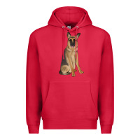 Cardinal german shepherd Premium Hoodie - JahusDesignShop